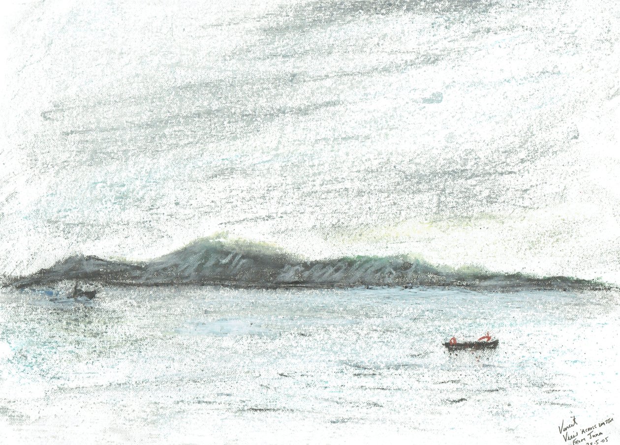 View Across Water from Jura by Vincent Alexander Booth