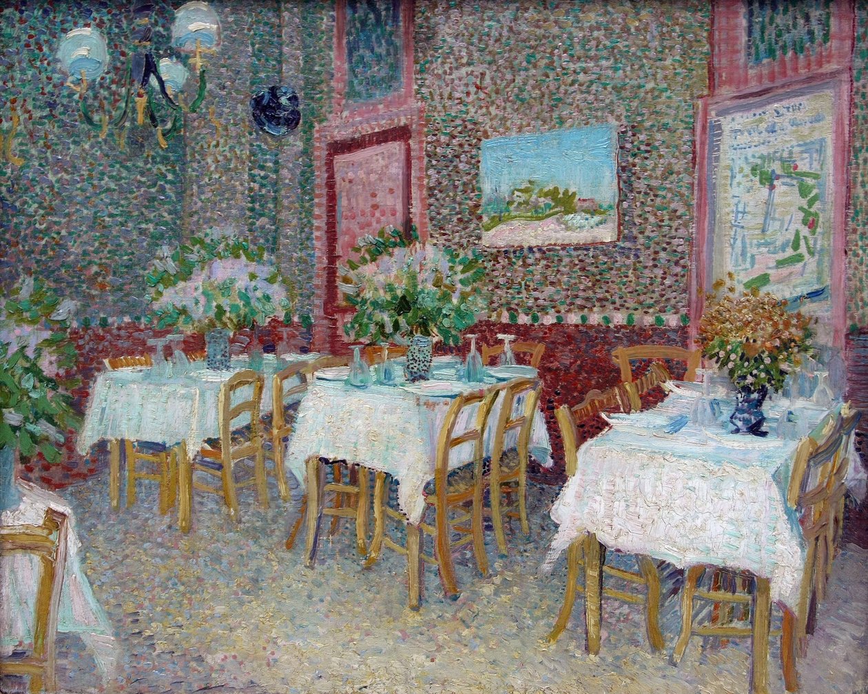 Interior of a Restaurant by Vincent van Gogh