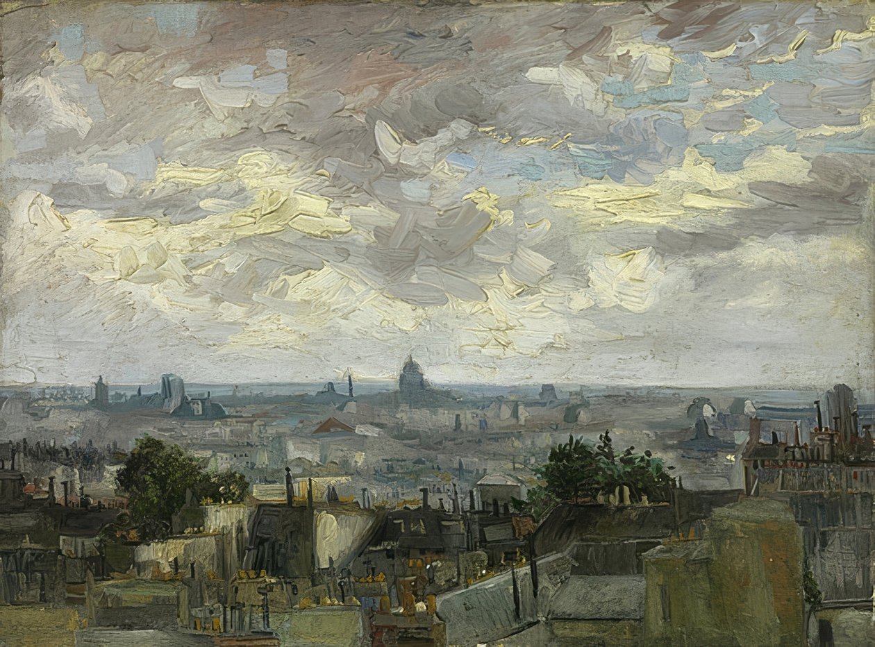 View of Paris by Vincent van Gogh