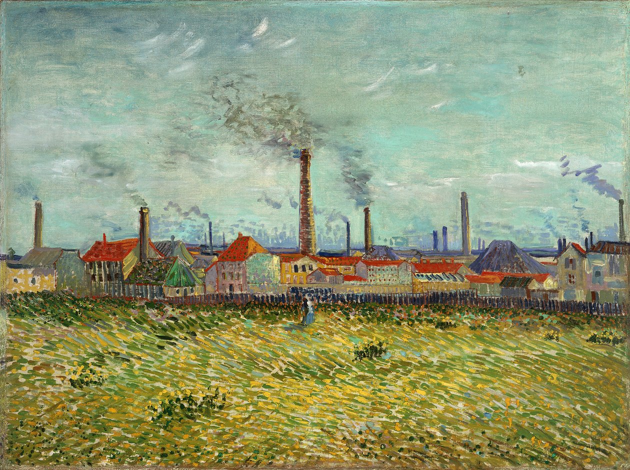 Factories at Clichy by Vincent van Gogh