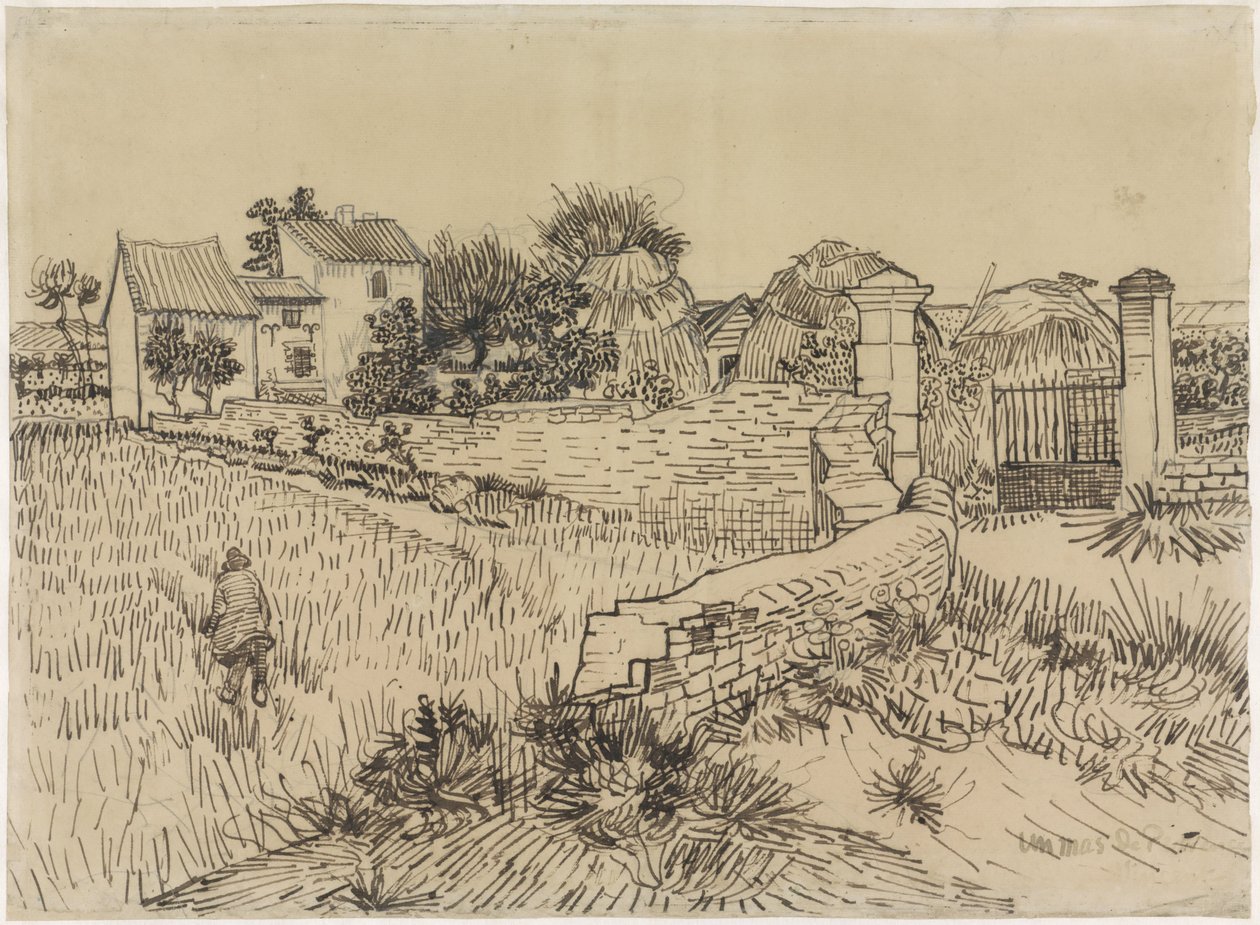 Farm in Provence by Vincent van Gogh