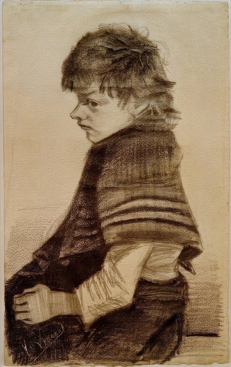 Girl with Shawl by Vincent van Gogh