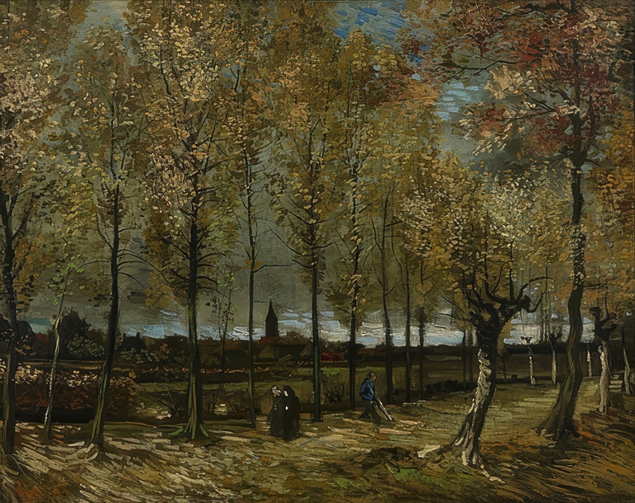 Poplars at Nuenen by Vincent van Gogh