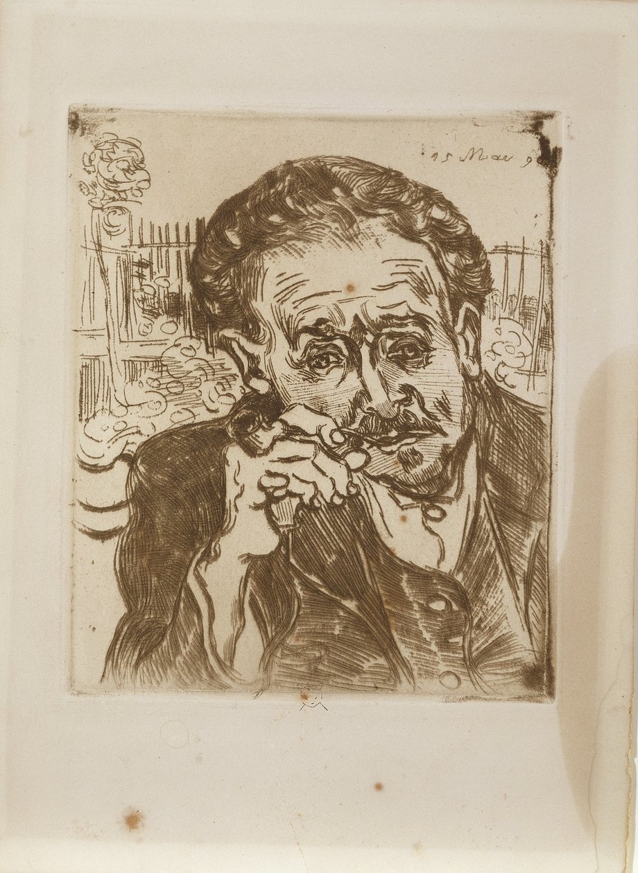 Portrait of Doctor Gachet by Vincent van Gogh