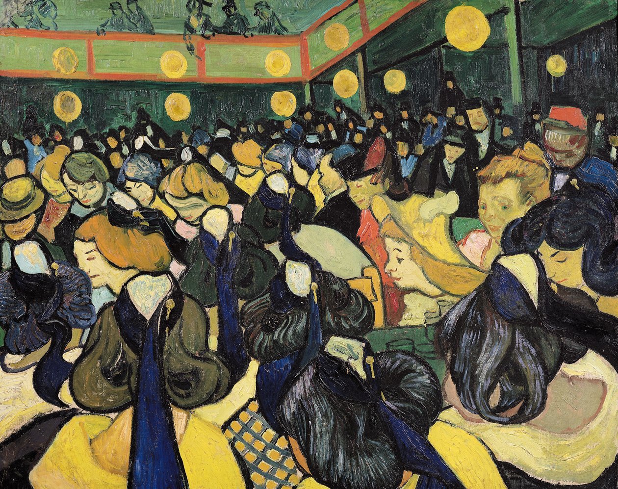 The Dance Hall at Arles by Vincent van Gogh