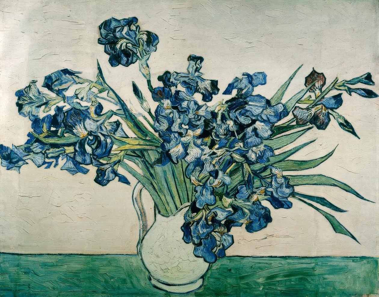Vase with Irises by Vincent van Gogh