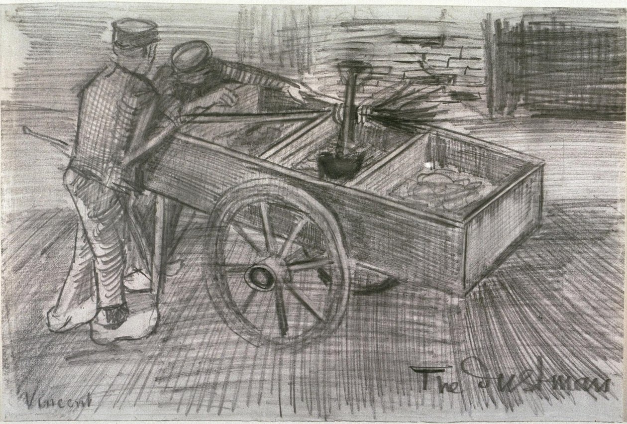 The Dustman by Vincent van Gogh
