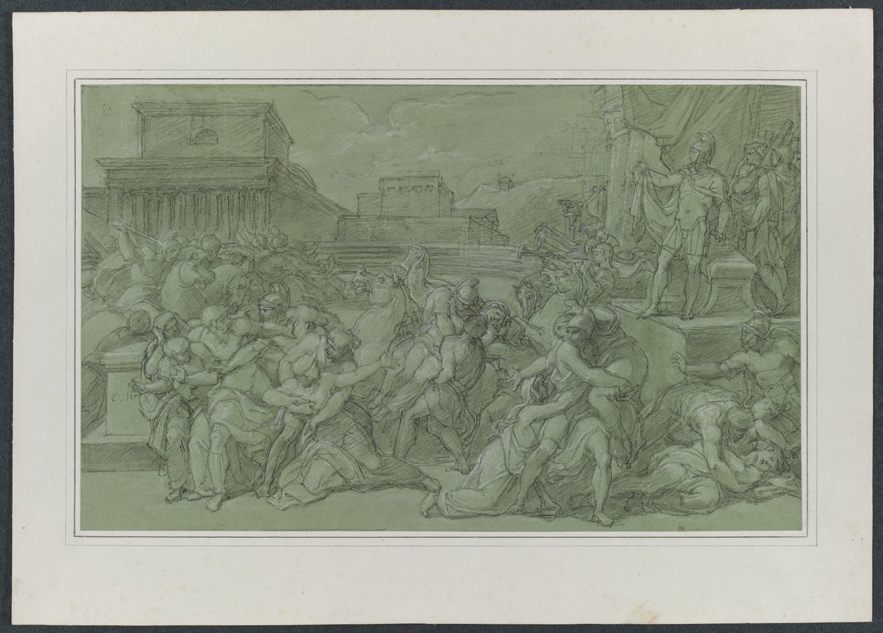 Rape of the Sabines by Vincenzo Camuccini