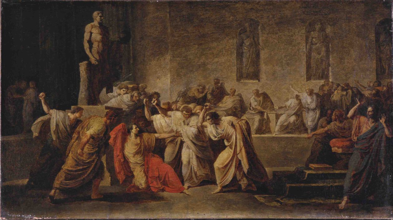 The Death of Julius Caesar by Vincenzo Camuccini