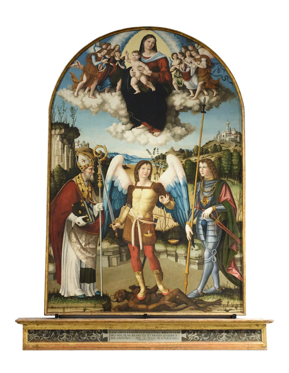 Madonna with Child in Glory by Vincenzo Pagani