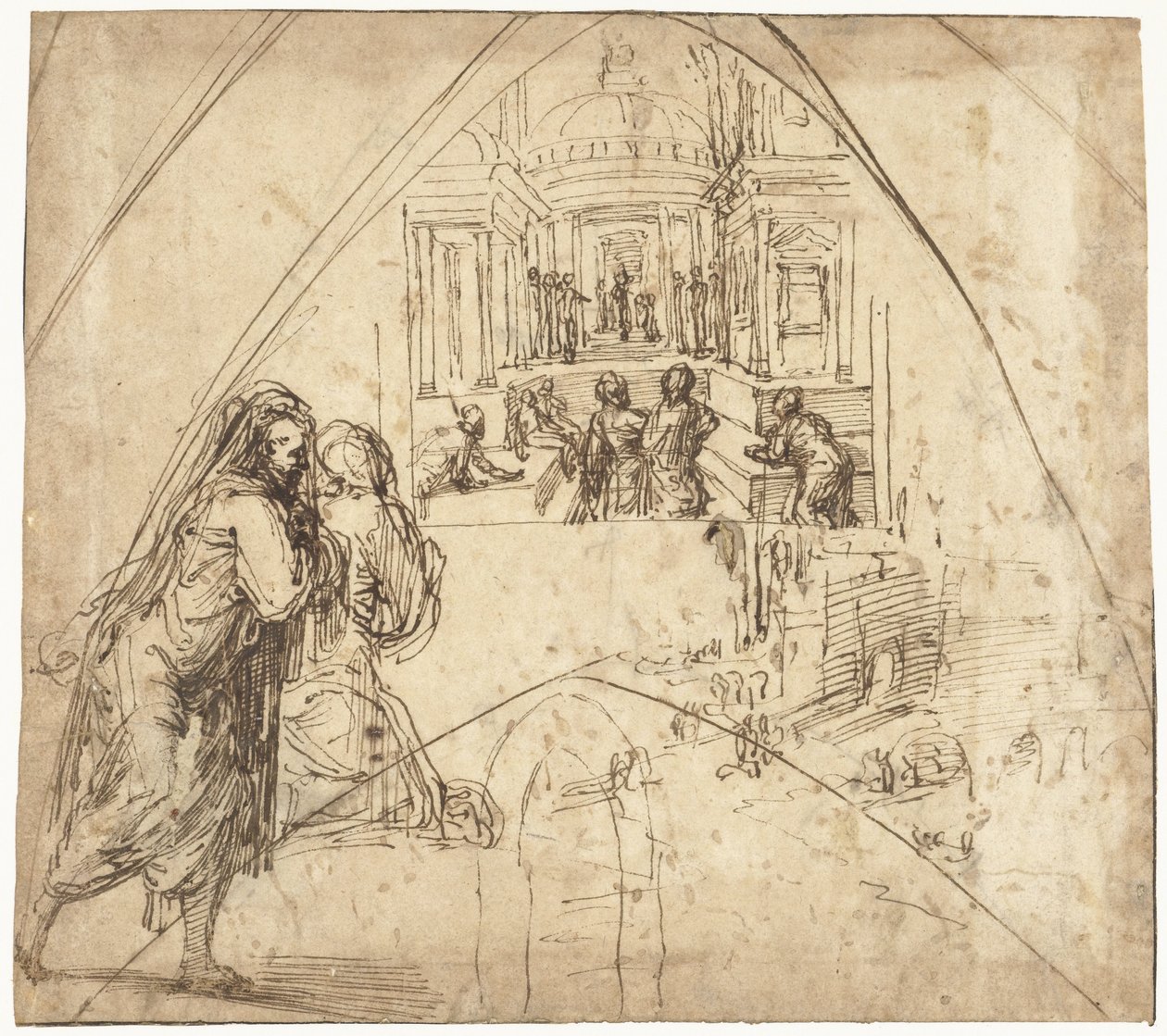 Presentation of Mary by Vincenzo Tamagni da San Gimignano