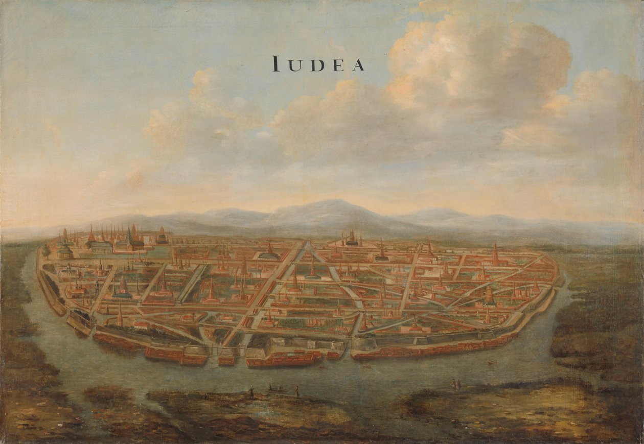 View of Judea Ayutthaya, ca 1662-1665 by Vingboons