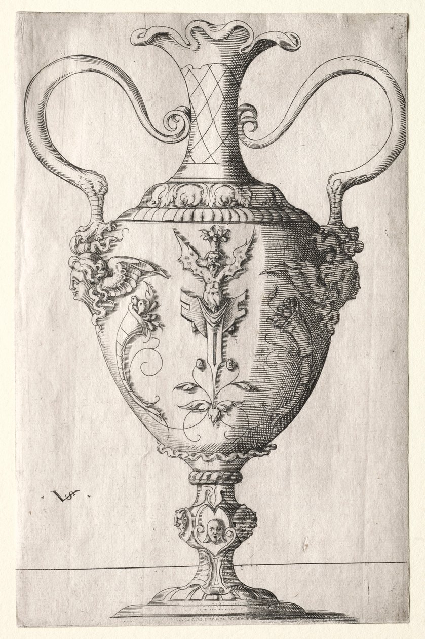 Design for a Vase by Virgilius Solis