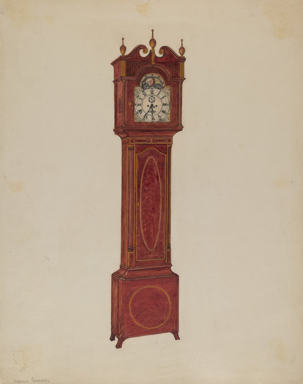 Tall Clock by Virginia Richards