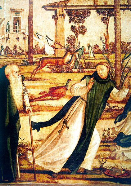 (Detail) St. Jerome Taming the Lion, c.1501-09 by Vittore Carpaccio