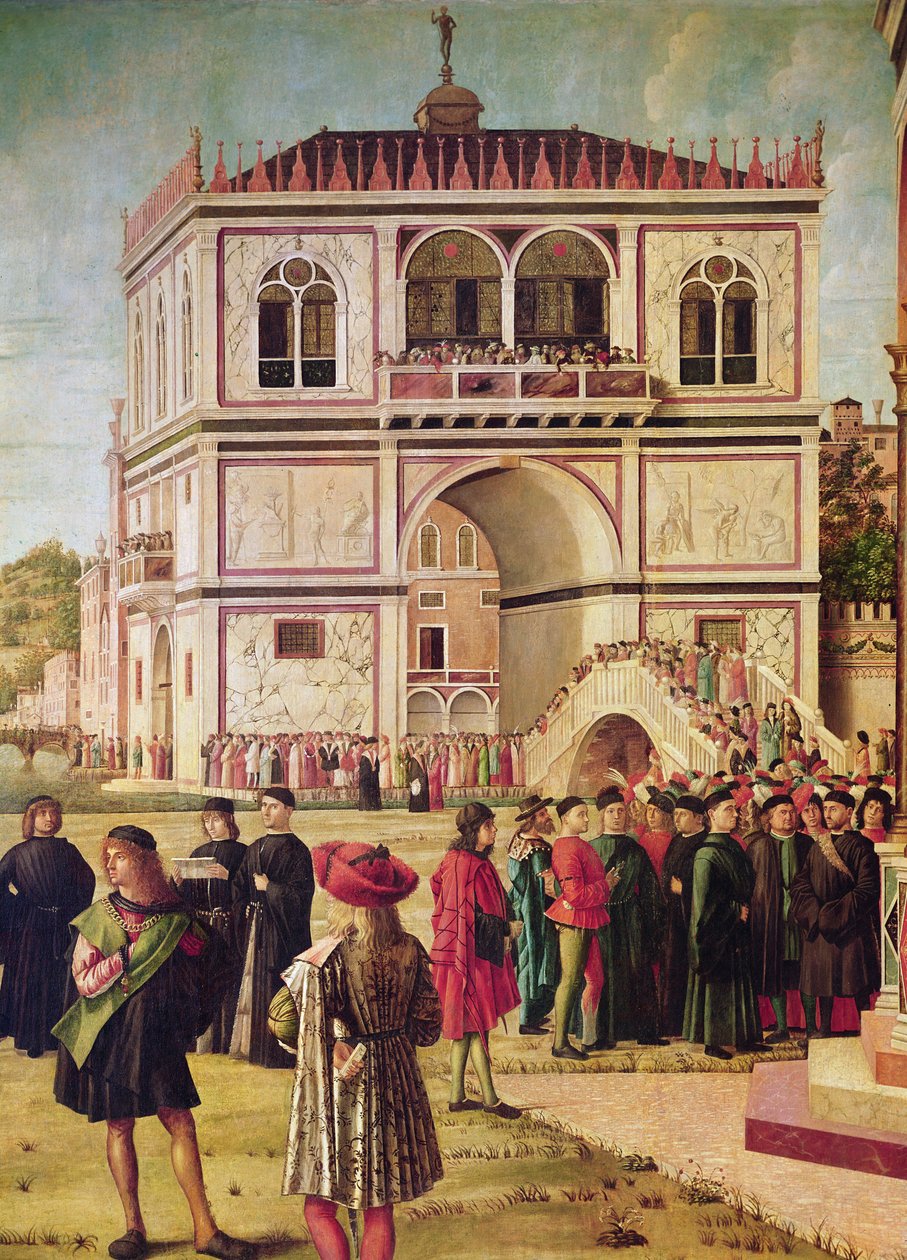 Return of the English Ambassadors, from the St. Ursula Cycle (detail) by Vittore Carpaccio