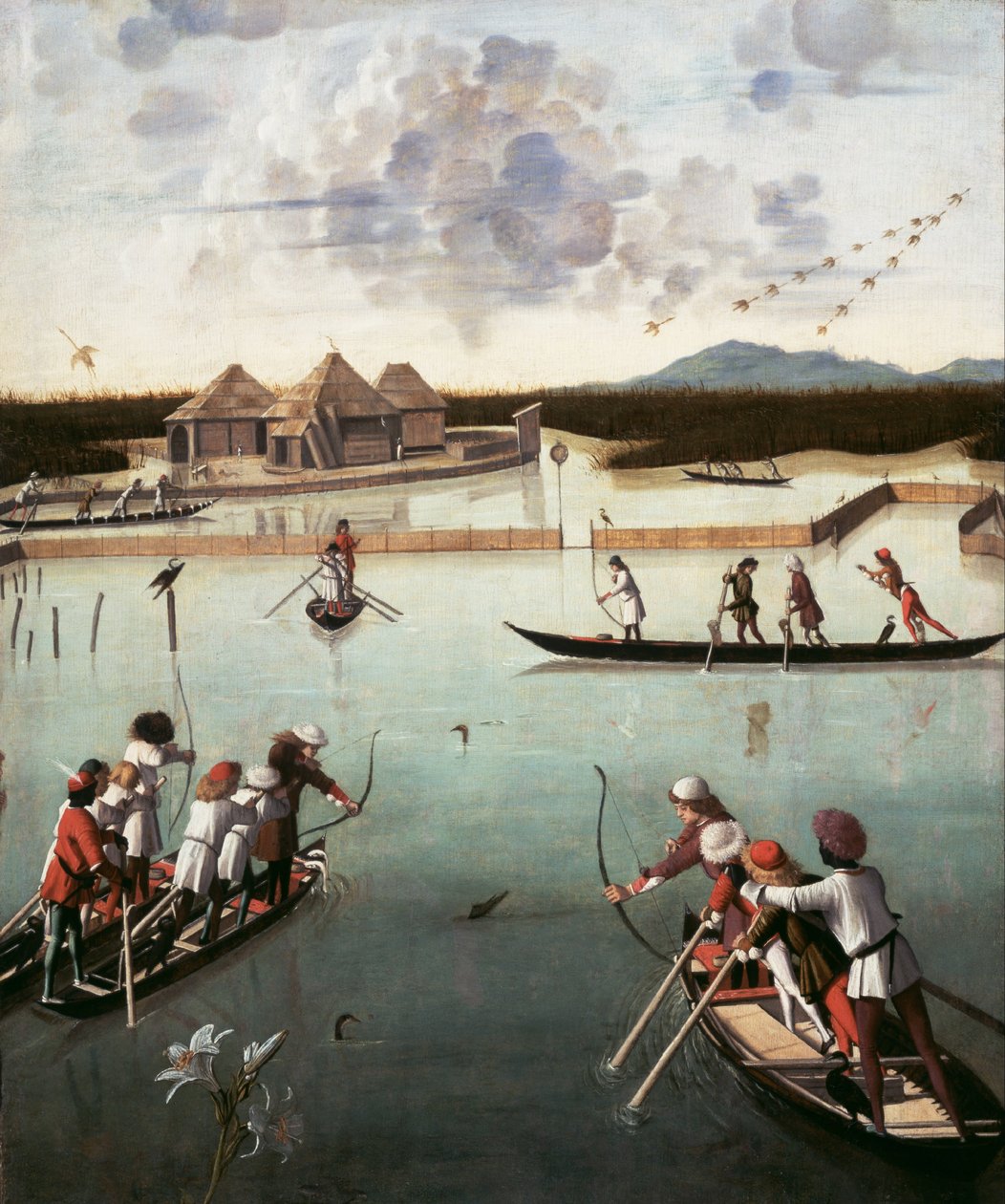 Hunting on the Lagoon by Vittore Carpaccio