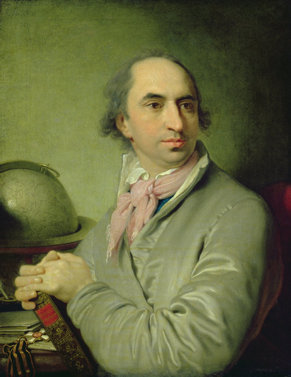 Portrait of Alexander Semenovitsch Chvostov by Vladimir Lukich Borovikovsky