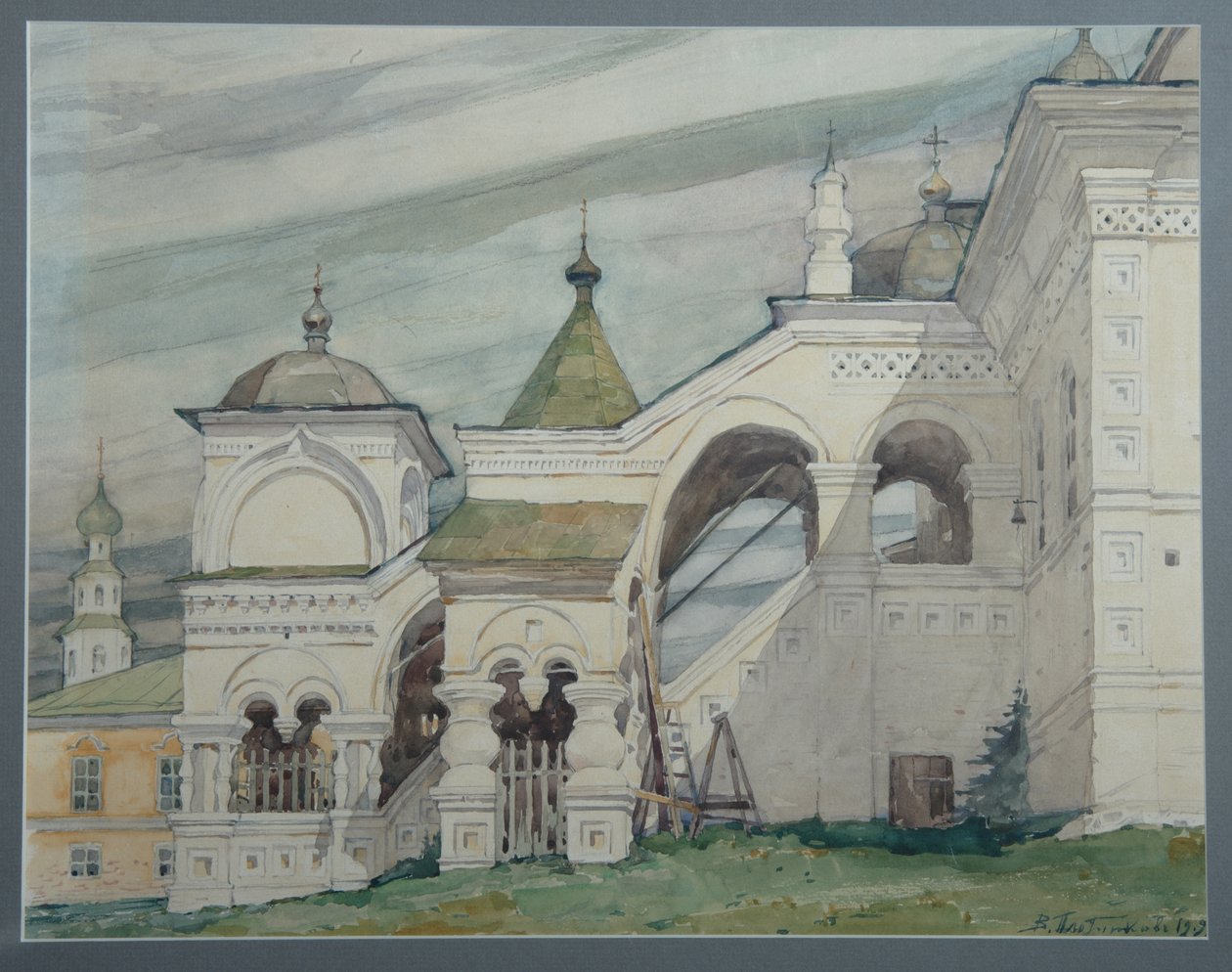 The Trinity Church in Solikamsk, 1909 by Vladimir Alexandrovich Plotnikov