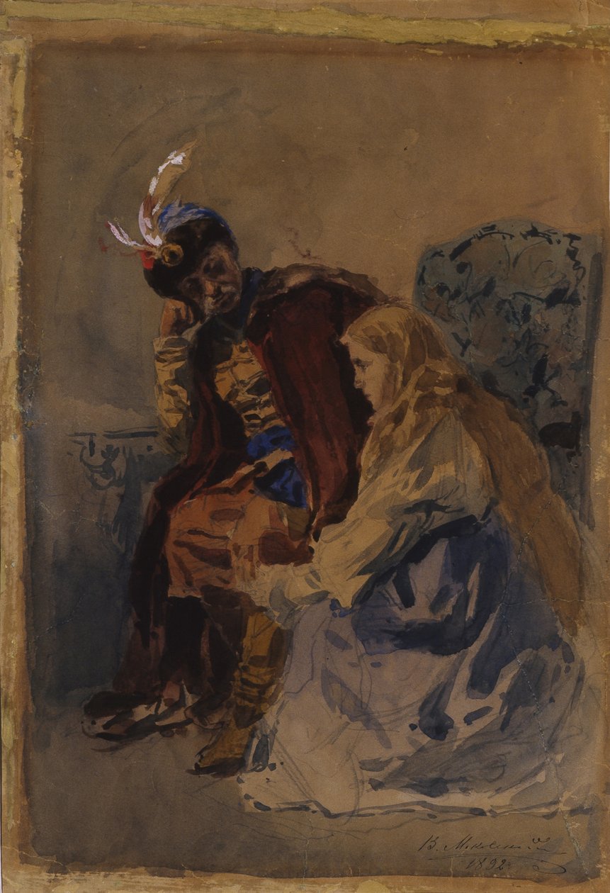 Mazepa with Maria by Vladimir Egorovic Makovsky