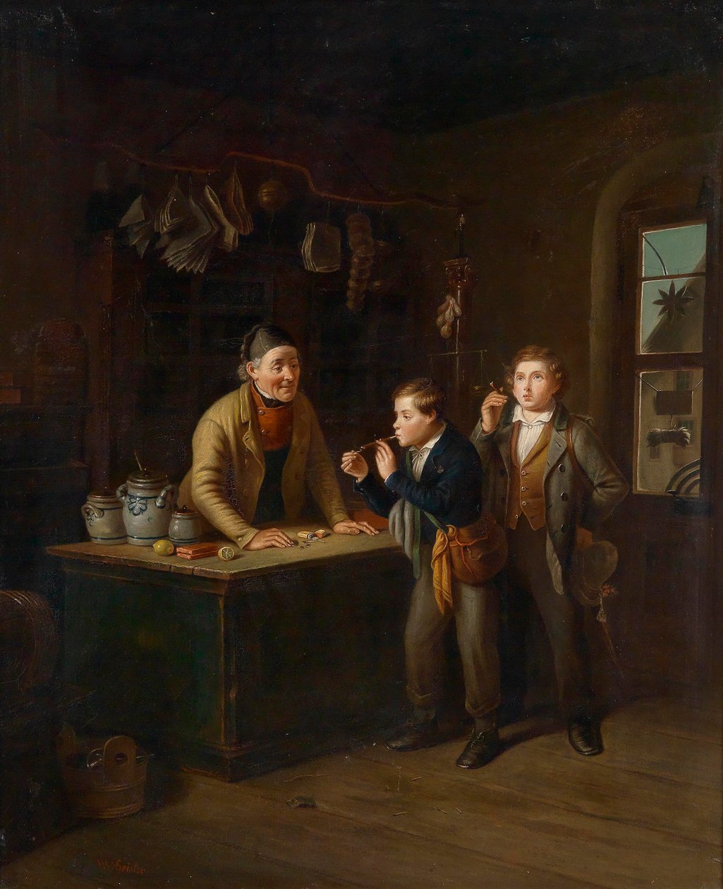 The First Cigar by W. Geisler