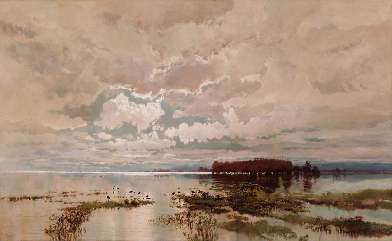 The Flood in the Darling 1890 by W.C. Piguenit