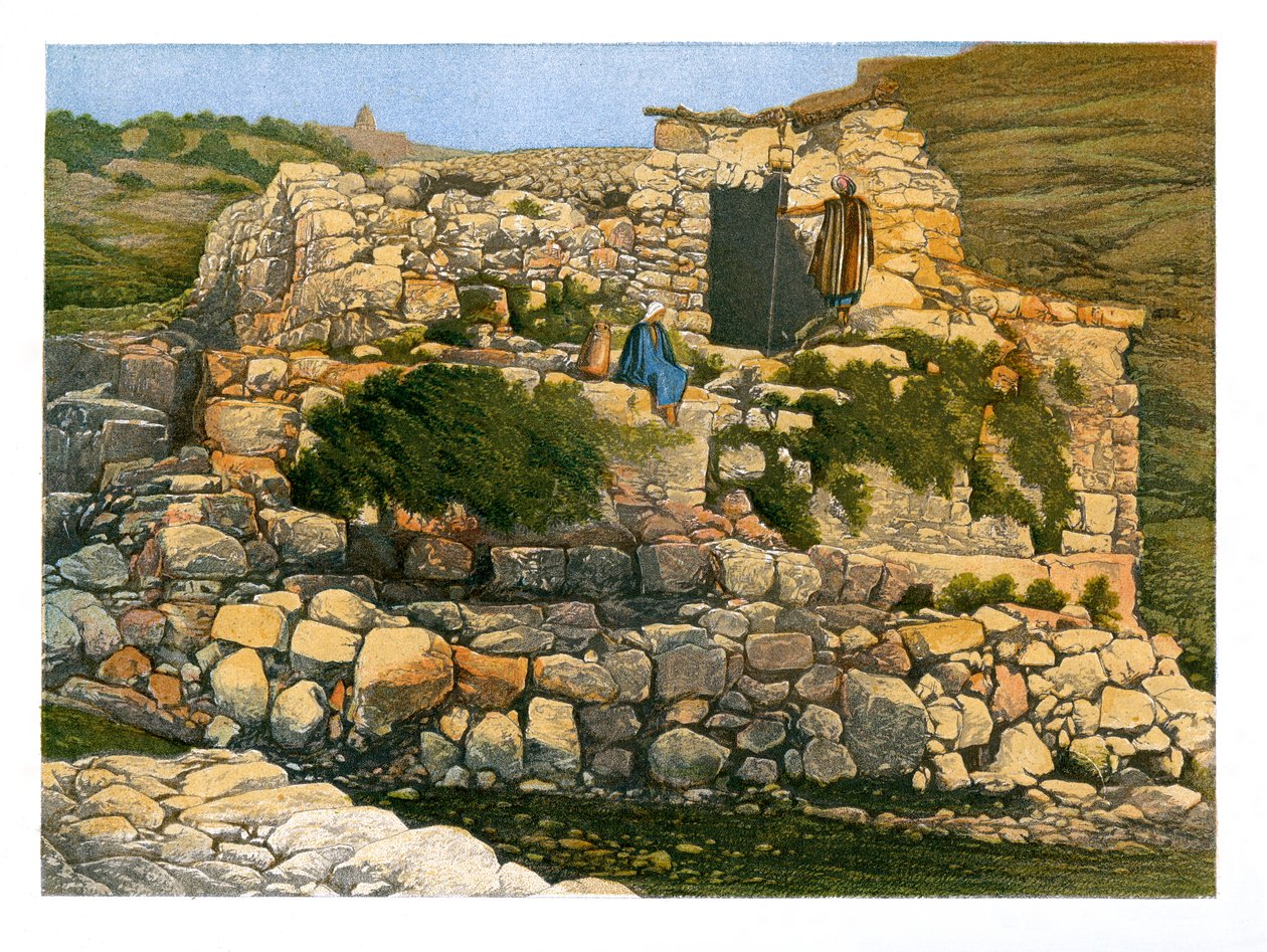 The Well of En-Rogel, Jerusalem by W. Dickens