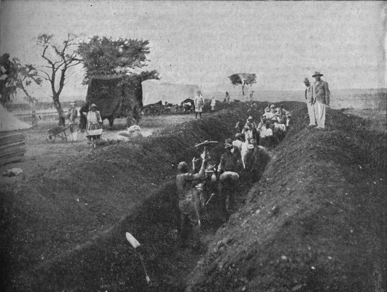 Mafeking: Natives Digging a Trench, 1902 by W. H. Weekes
