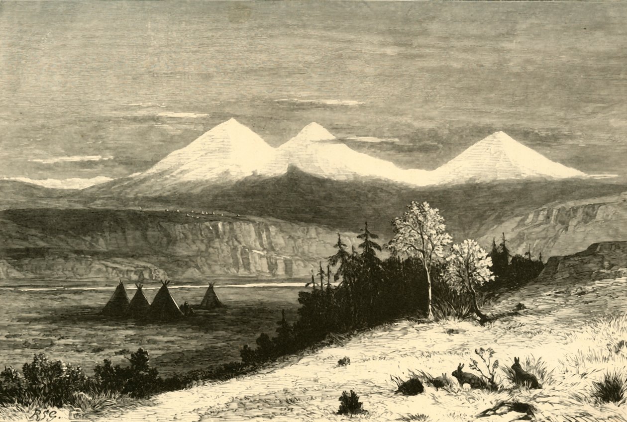 The Three Sisters, 1872 by W. J. Linton