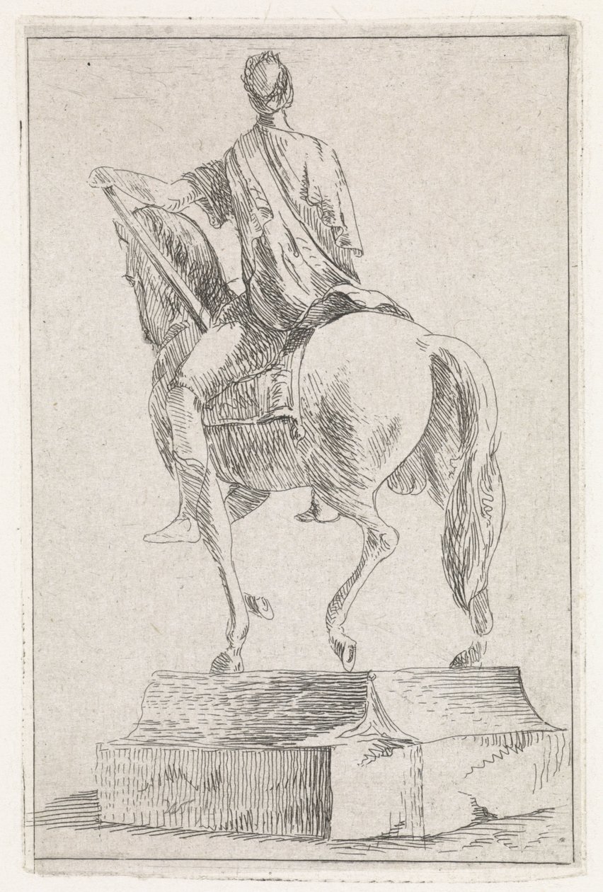 Equestrian Statue by W. van Tuyll