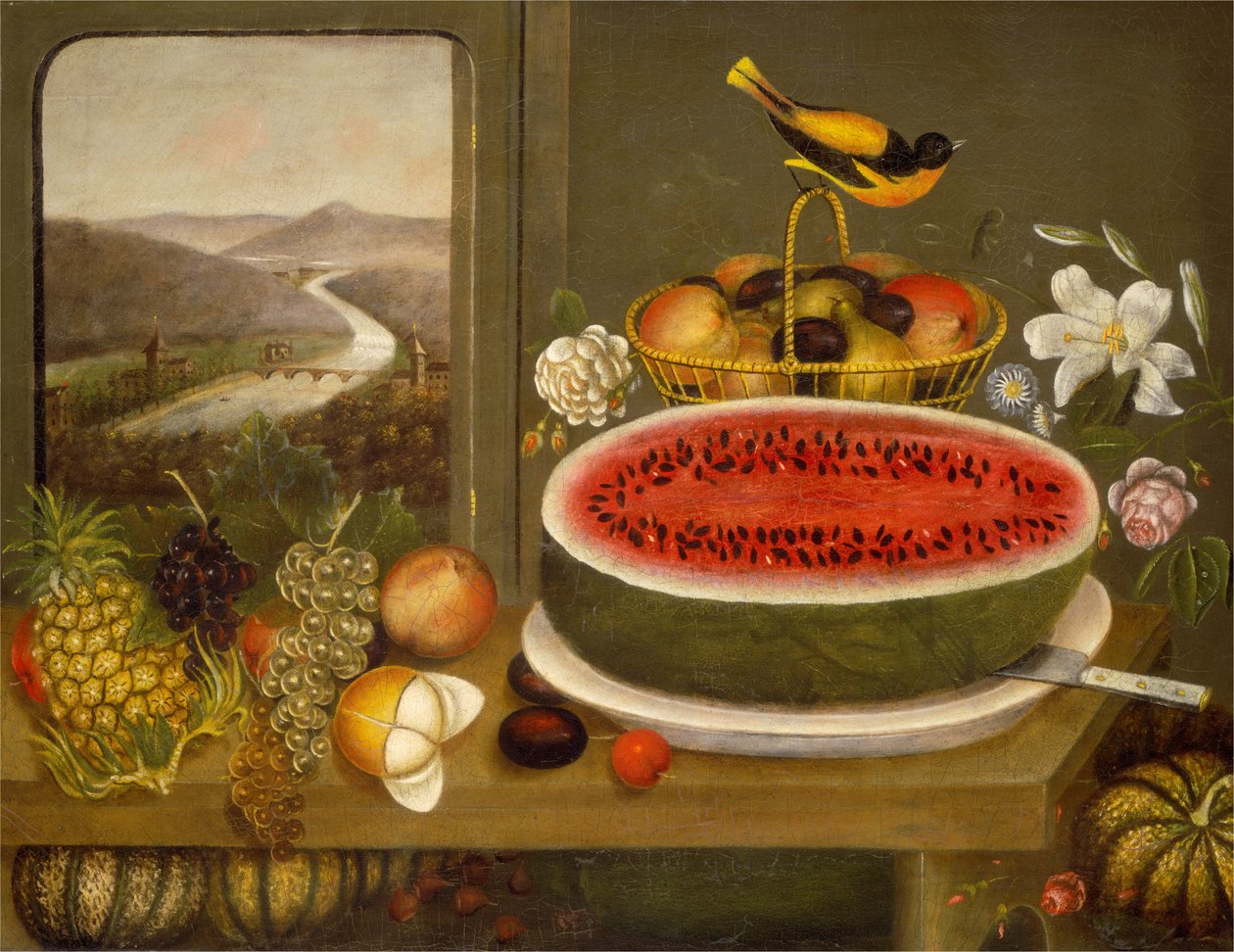 Fruit and Baltimore Oriole by Wagguno