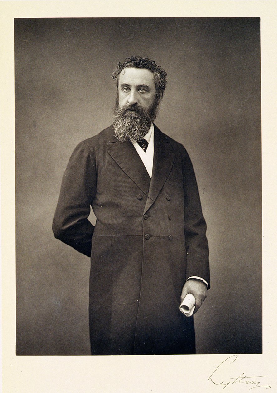 Portrait of Edward Robert Bulwer-Lytton, 1st Earl of Lytton (1831-91) by Walery Rzewuski