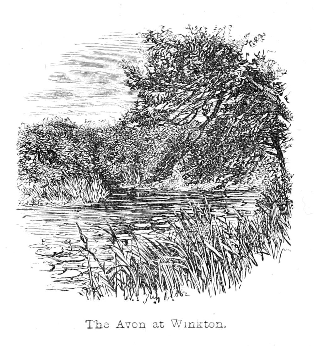 The Avon at Winkton by Walter Crane