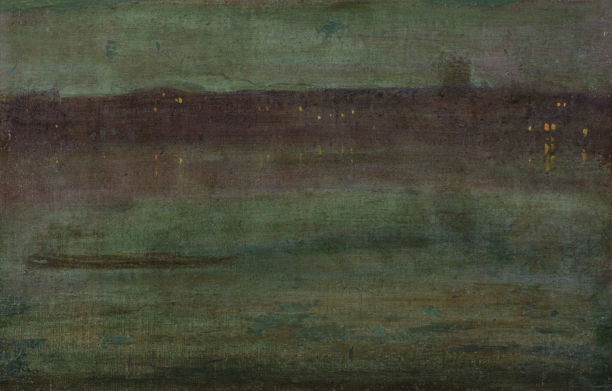 Nocturne, Battersea Reach by Walter Greaves