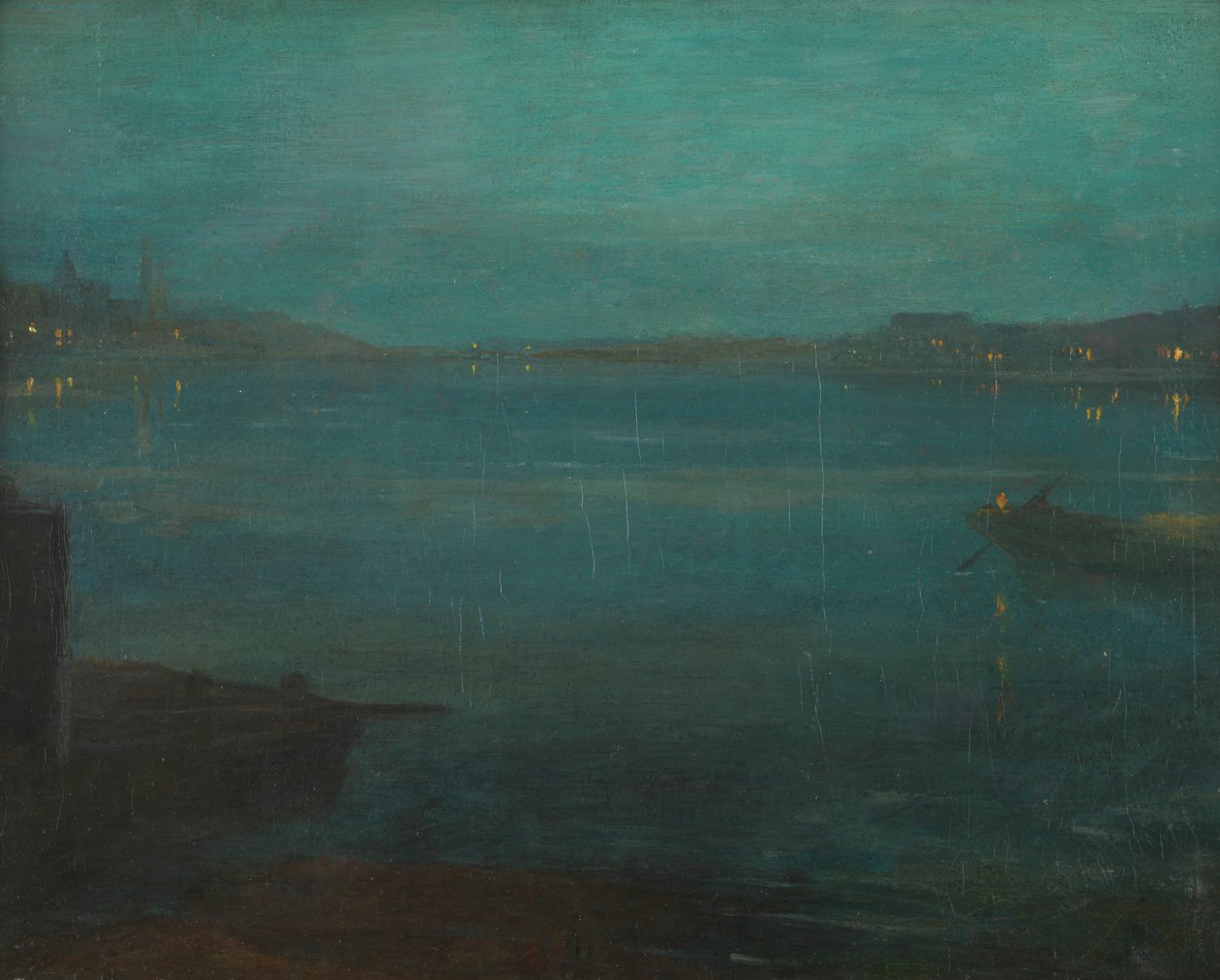 Nocturne from Greaves Boat Yard by Walter Greaves