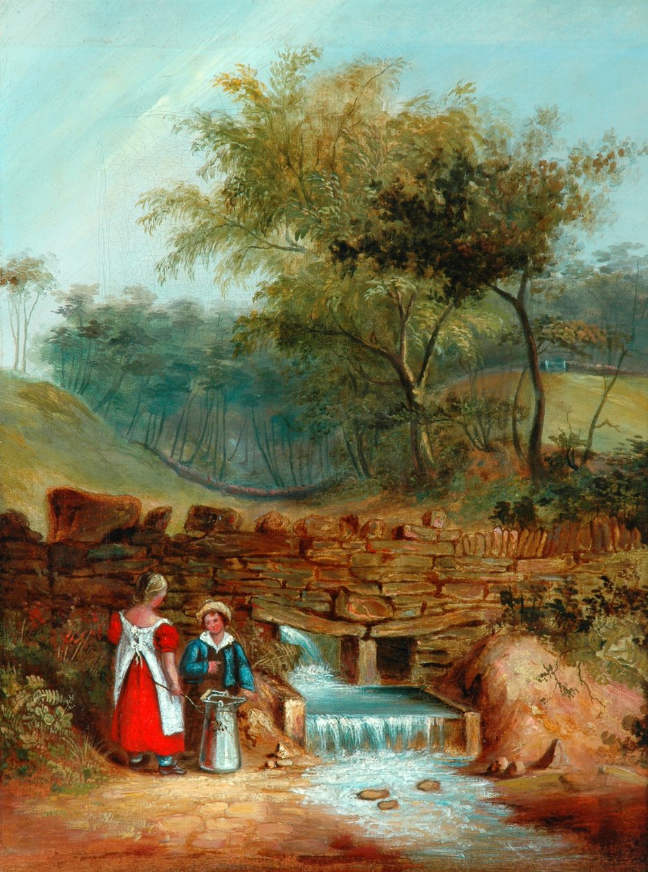 Old Well, Birks Hall, Halifax by Walter Heath