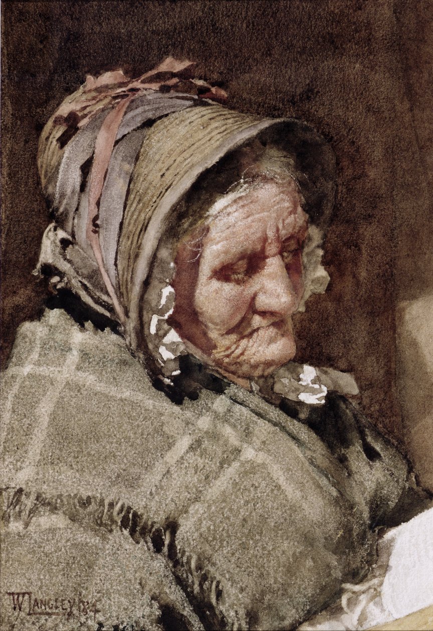 A Newlyn Fish Wife, 1894 by Walter Langley