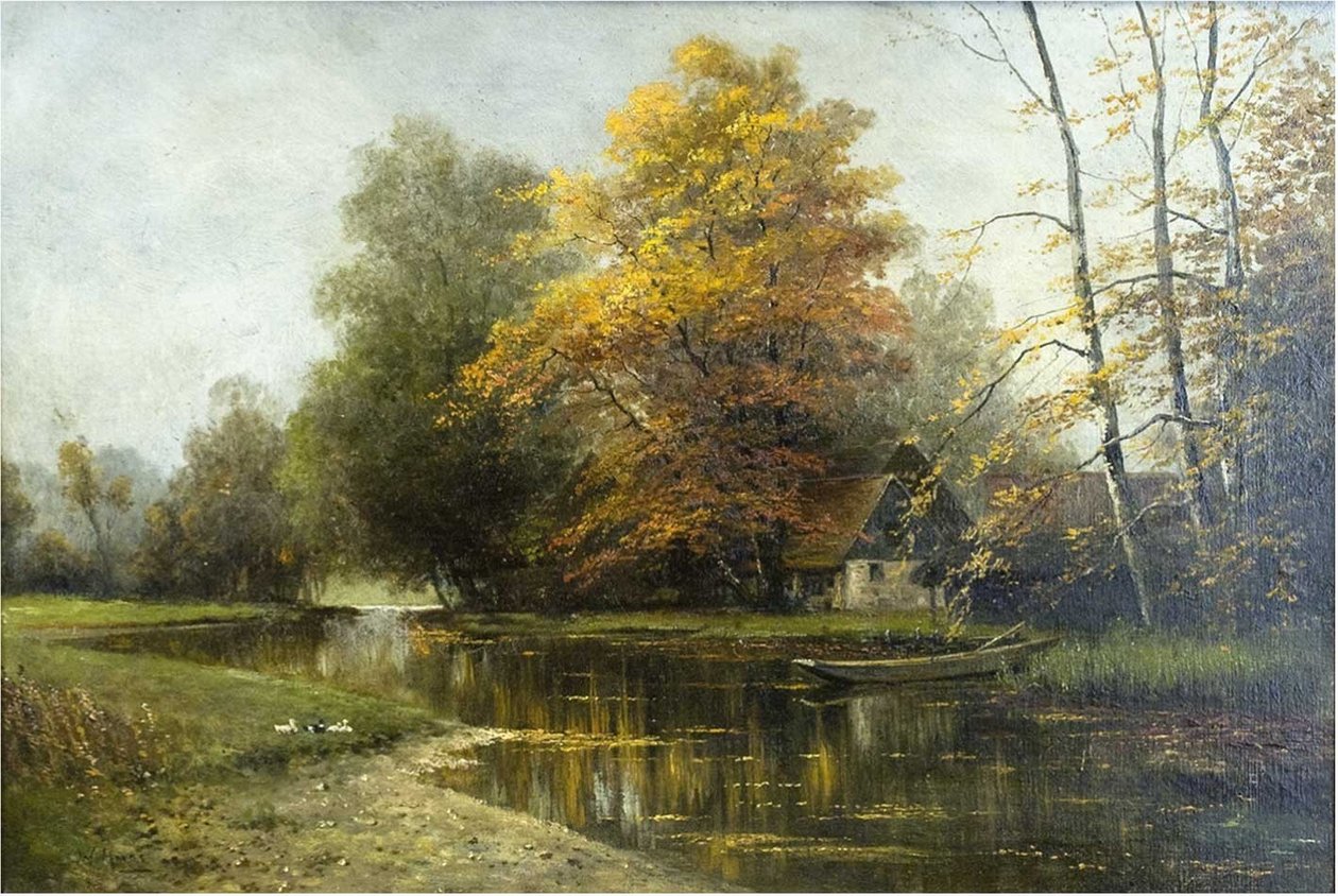 Spreewald Landscape near Lehde by Walter Moras