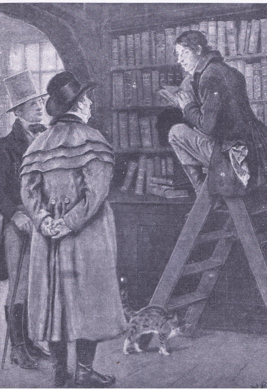 Sir Walter Scott meets John Leydon by Walter Paget