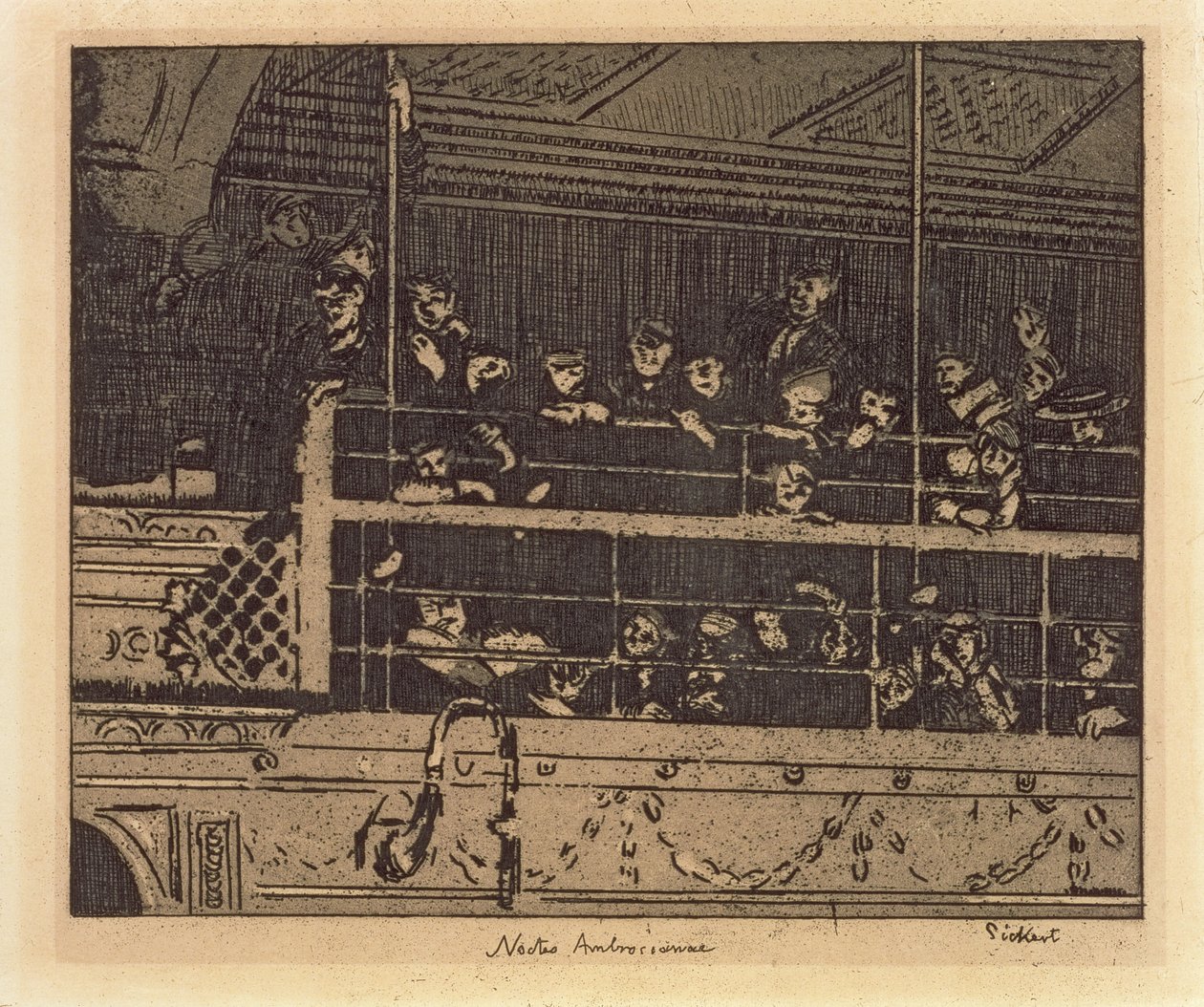 Noctes Ambrosianae (Ambrosian Nights) by Walter Richard Sickert