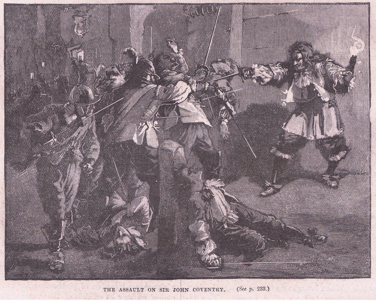 The Assault on Sir John Coventry by Walter Stanley Paget