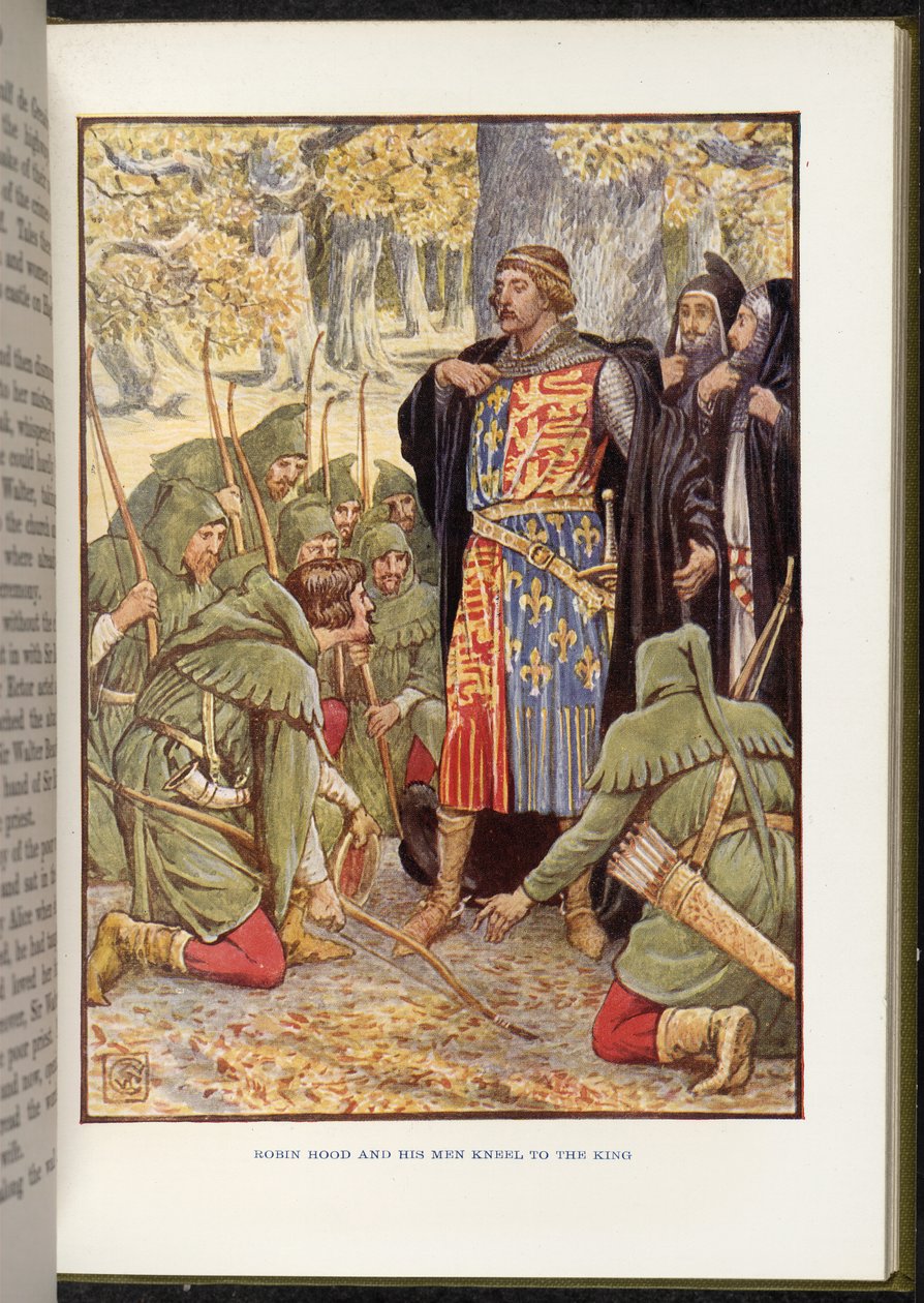 Robin Hood before Richard I by Walter Crane