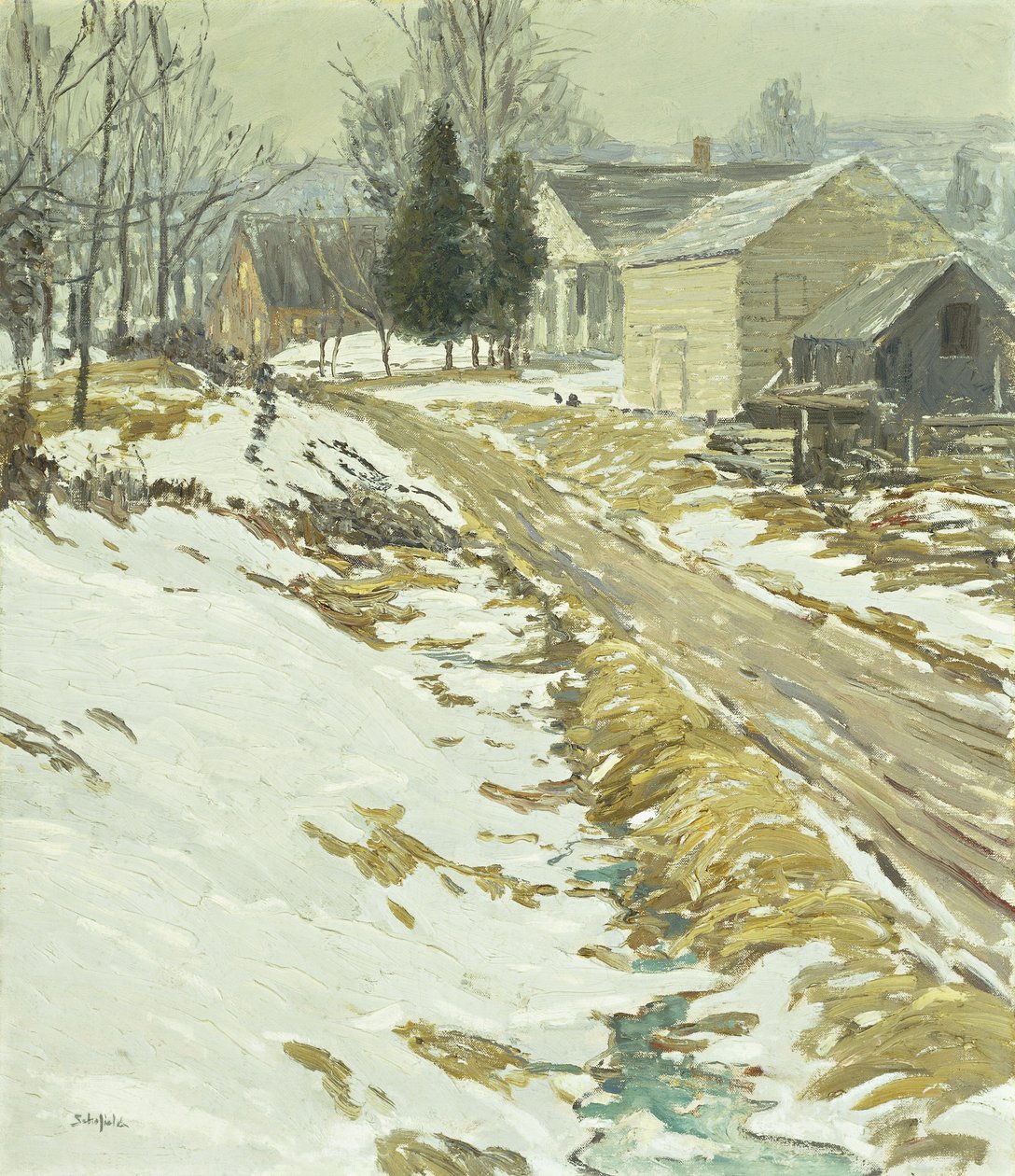 Frosty Morning by Walter Elmer Schofield