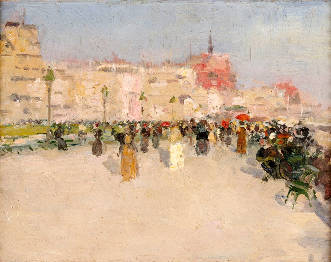 A Seaside Promenade by Walter Frederick Osborne