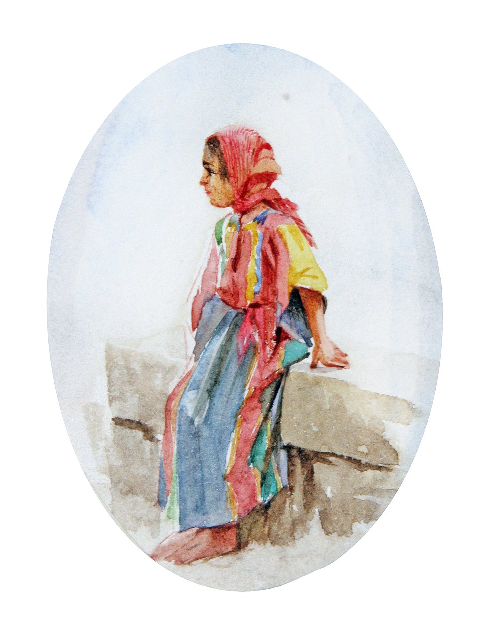 Young Arab Girl by Walter Frederick Roofe Tyndale