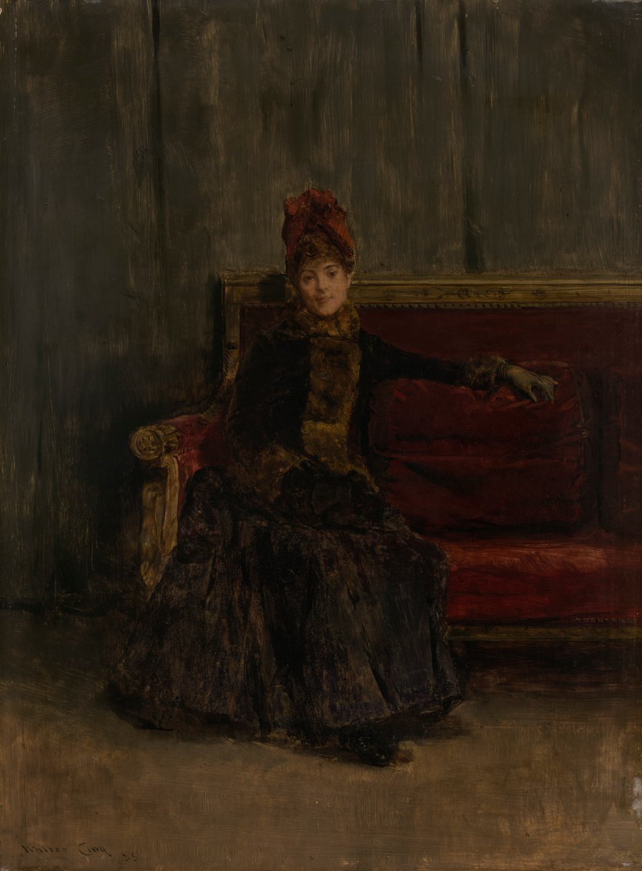 Seated Lady by Walter Gay