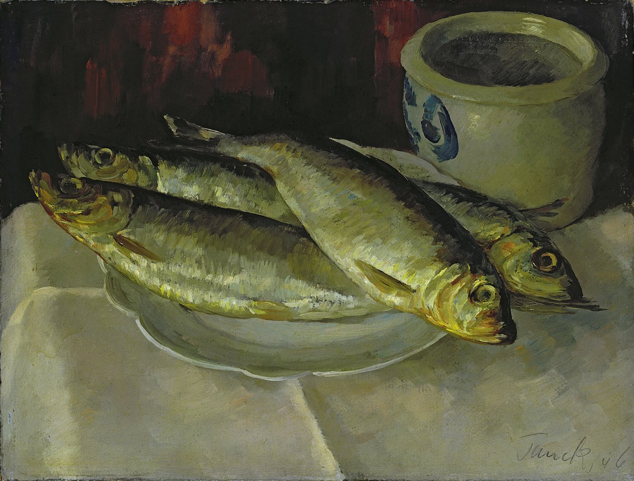 Fish Still Life by Walter Heinrich Tanck