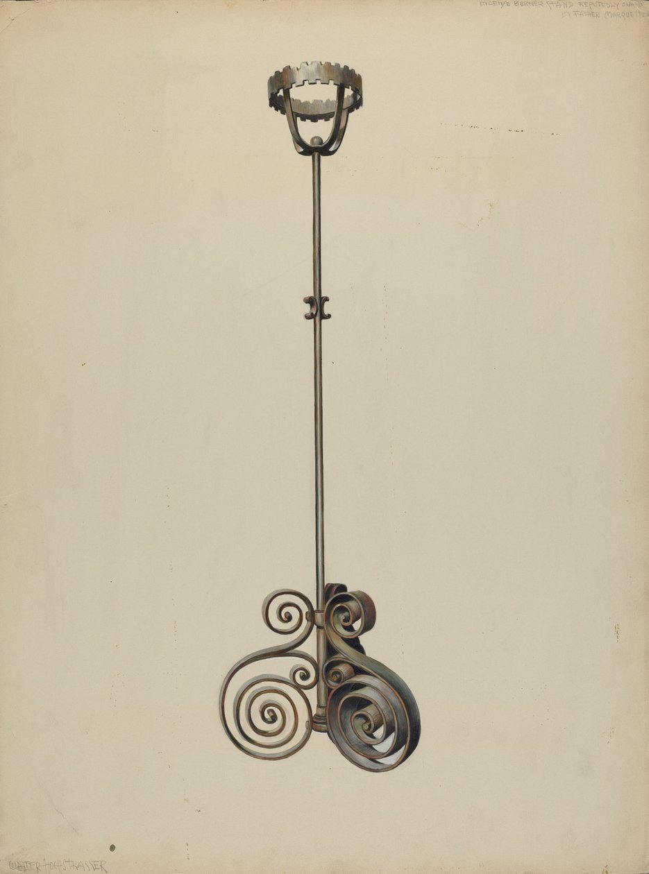 Stand for Incense Burner by Walter Hochstrasser