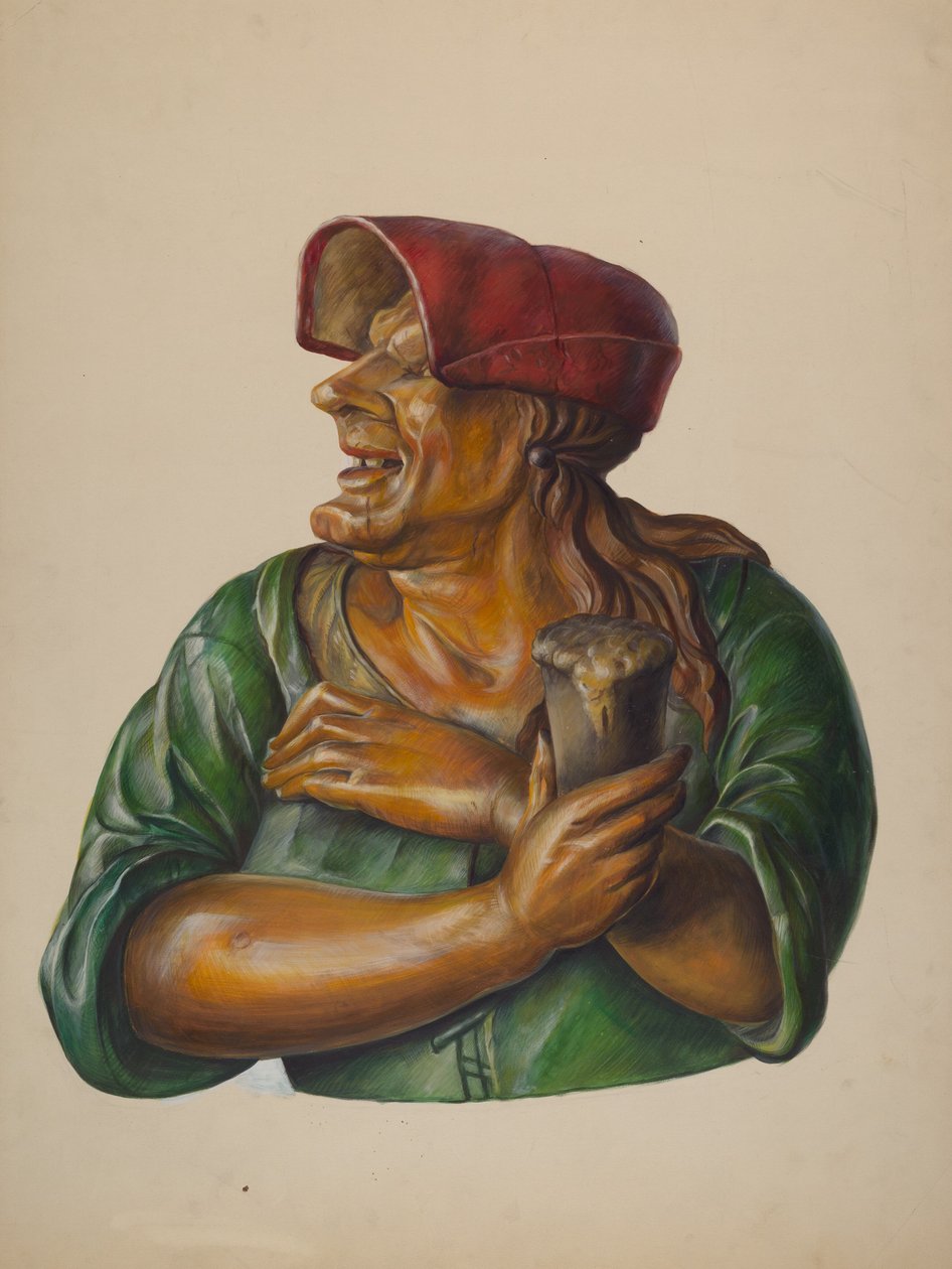 Tavern Figure by Walter Hochstrasser