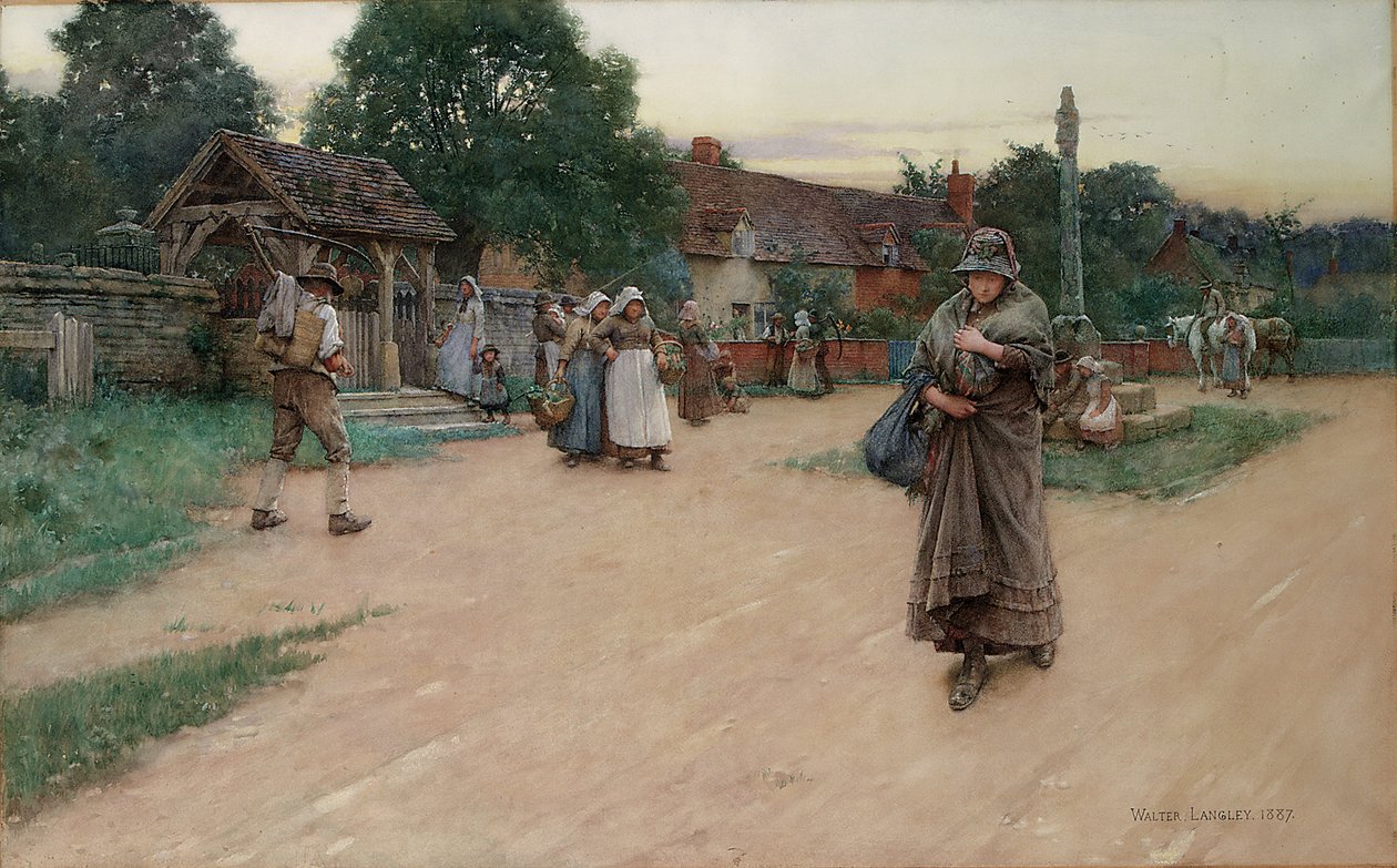 Betrayed, 1887 by Walter Langley